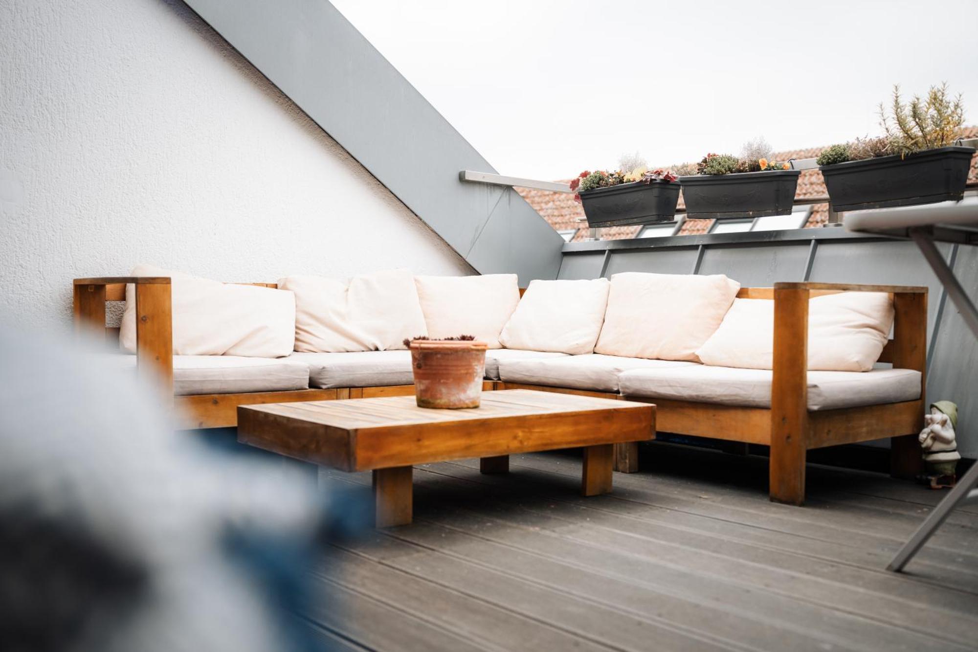 Hostel Mannheim Exterior photo Rooftop terrace